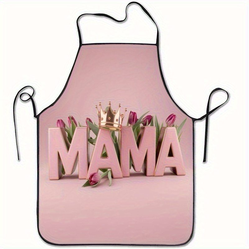 Mom'S Home Cooking - Fartuch bez rękawów z nadrukiem tulipanów