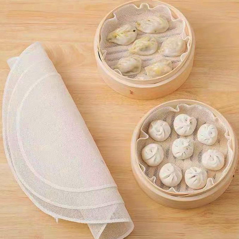 Steamer Bamboo Set - 5 sztuk 28CM czystej bawełny ściereczka