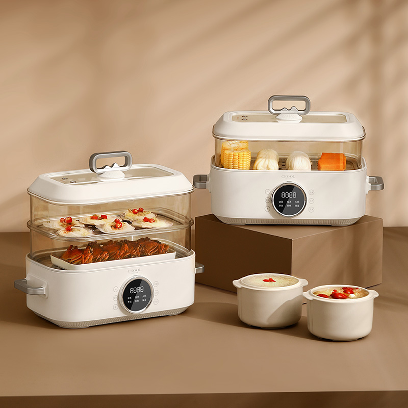 Home Cooking Restaurants - Elektryczny parowar do żywności 3 w