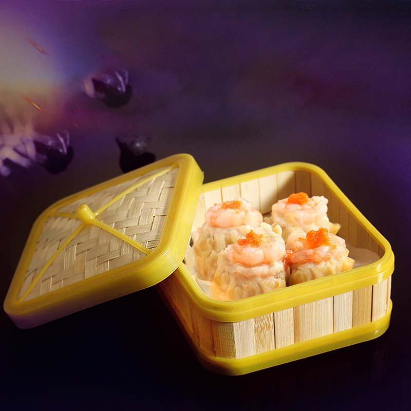 Bambusowy kwadratowy kosz do g – Steamer Bamboo Set recenzja i cena