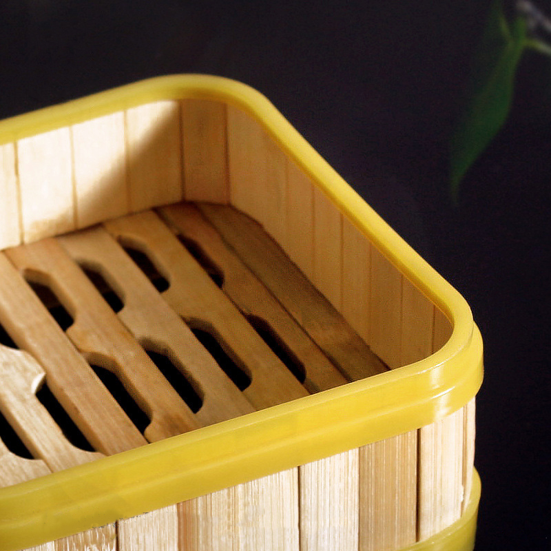 Bambusowy kwadratowy kosz do g – Steamer Bamboo Set recenzja i cena