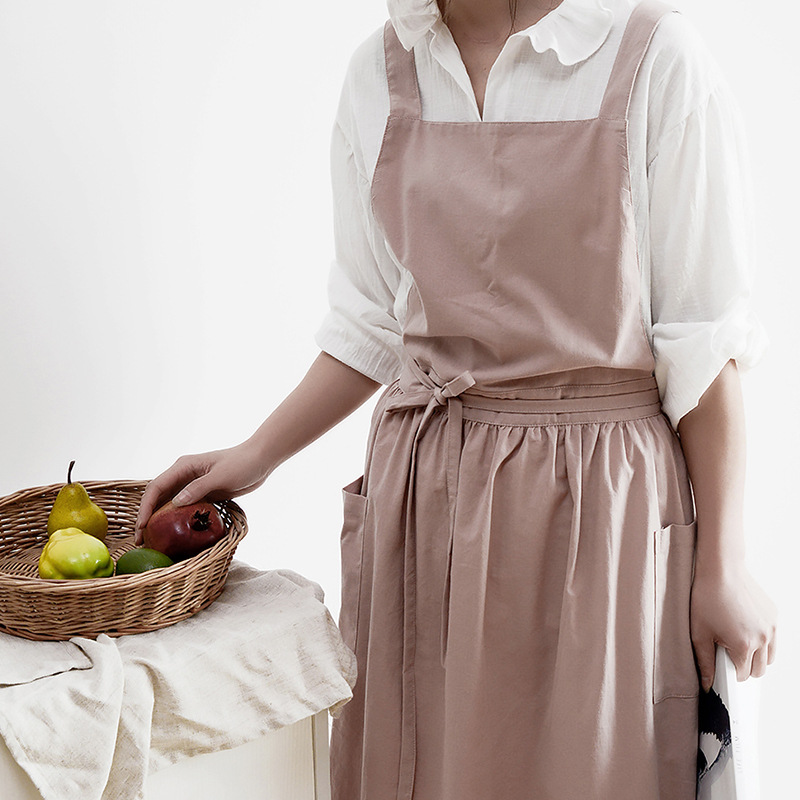 Damski bawełniany lniany fartu – Home Cooking In Japanese recenzja i cena