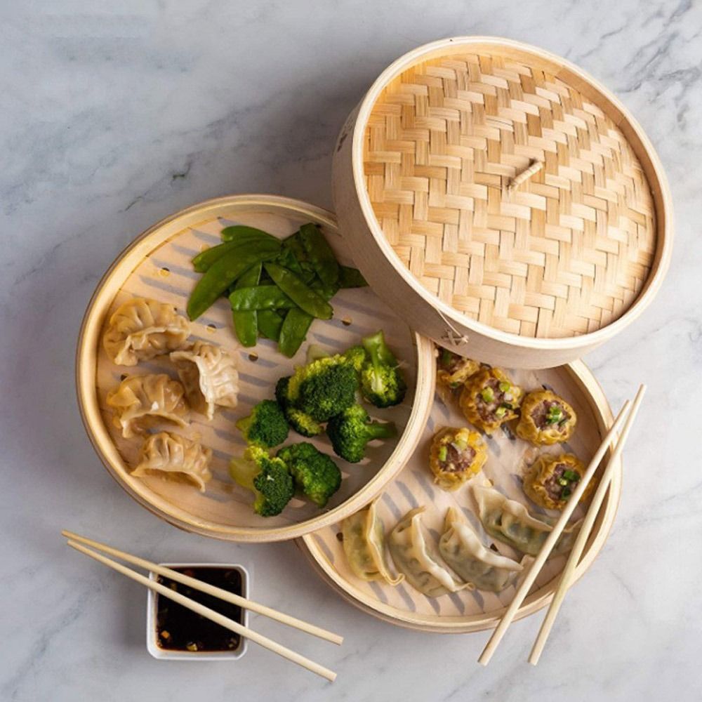 Chiński parowar bambusowy do g – Steamer Bamboo Set recenzja i cena