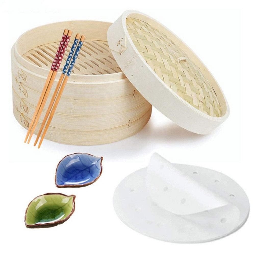 Chiński parowar bambusowy z po – Steamer Bamboo Set recenzja i cena