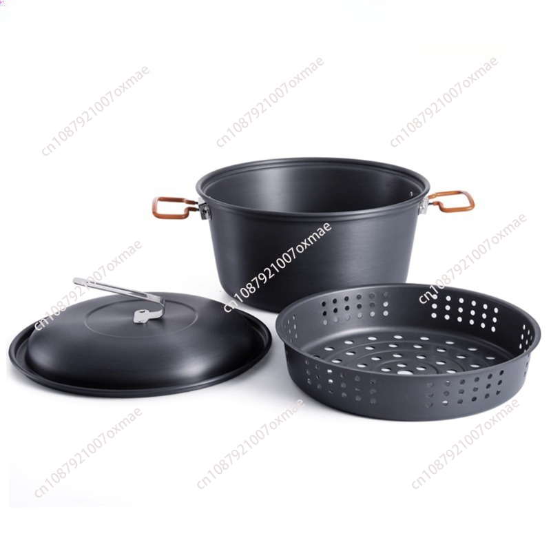 Zestaw naczyń kempingowych na  – Steamer Bamboo Set recenzja i cena